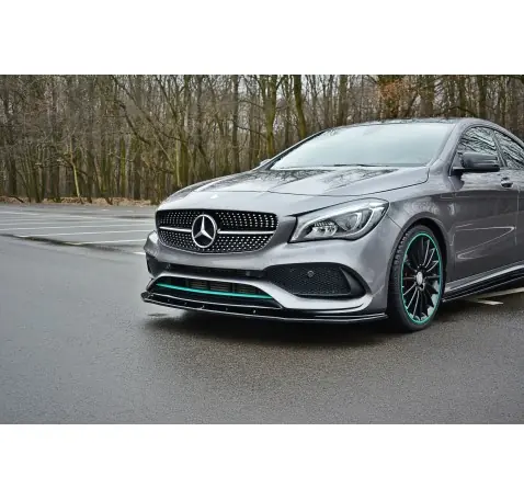 LAME DU PARE-CHOCS AVANT / SPLITTER V.1 MERCEDES-BENZ CLA C117 AMG-LINE FACELIFT