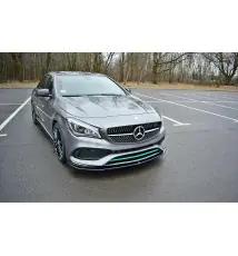 LAME DU PARE-CHOCS AVANT / SPLITTER V.1 MERCEDES-BENZ CLA C117 AMG-LINE FACELIFT