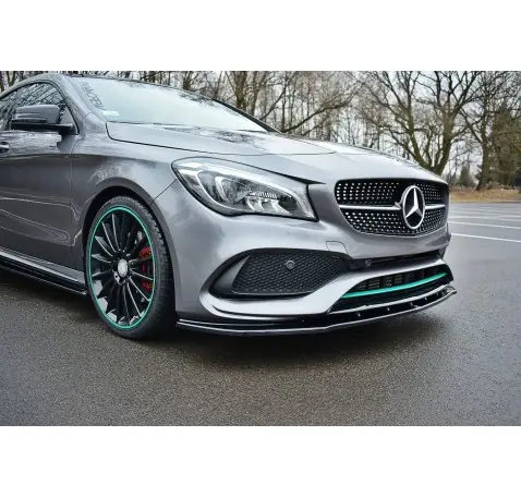LAME DU PARE-CHOCS AVANT / SPLITTER V.1 MERCEDES-BENZ CLA C117 AMG-LINE FACELIFT