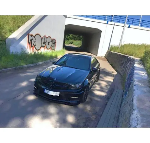 Lame Du Pare-Chocs Avant Mercedes-Benz C63 AMG Sedan / Estate W204 Facelift / S204 Facelift