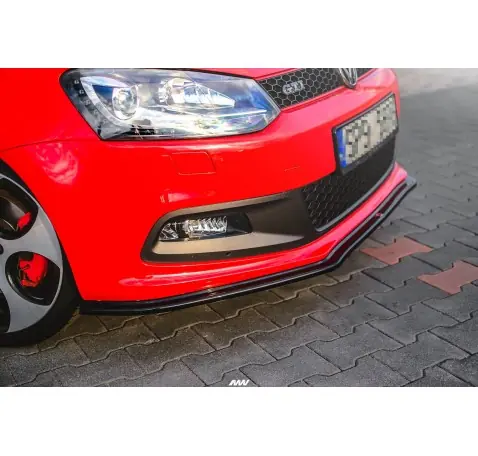 LAME DU PARE-CHOCS AVANT / SPLITTER V.2 Volkswagen Polo GTI Mk5 LAME DU PARE-CHOCS AVANT / SPLITTER V.2 Volkswagen Polo GTI Mk5