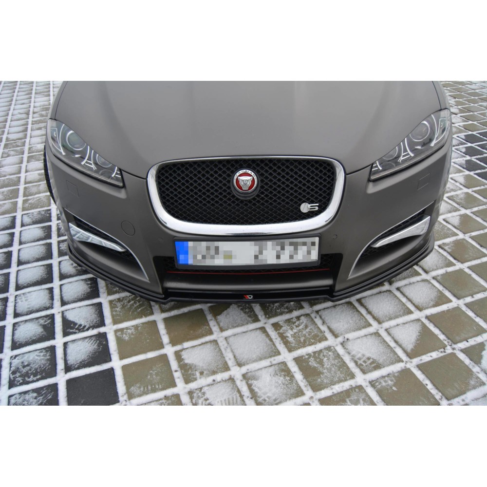 LAME DU PARE-CHOCS AVANT / SPLITTER JAGUAR XF (X250) MK1 SPORTBRAKE S-PACK