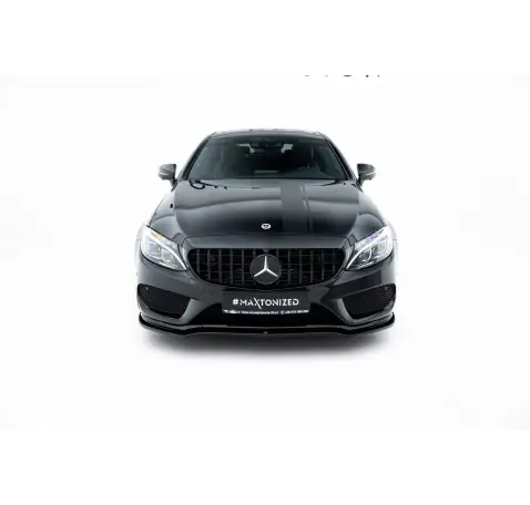 Lame Du Pare-Chocs Avant V.1 Mercedes- Benz C Coupe AMG-Line C205