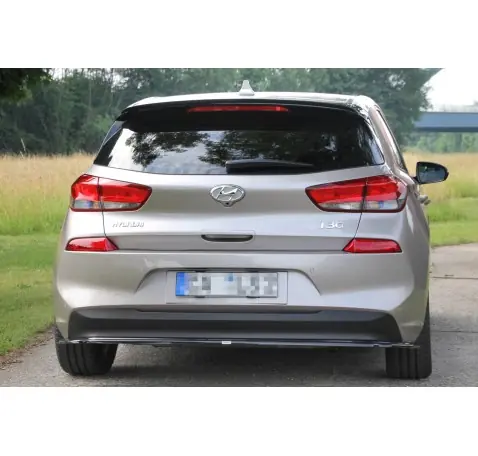 Arriere Splitter (SANS BARRES VERTICALES) HYUNDAI I30 MK3 HATCHBACK