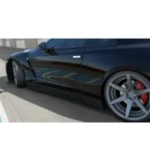SET DES DIFFUSEUR DES BAS DE CAISSE NISSAN GT-R AVANT FACELIFT COUPE (R35-SERIES)