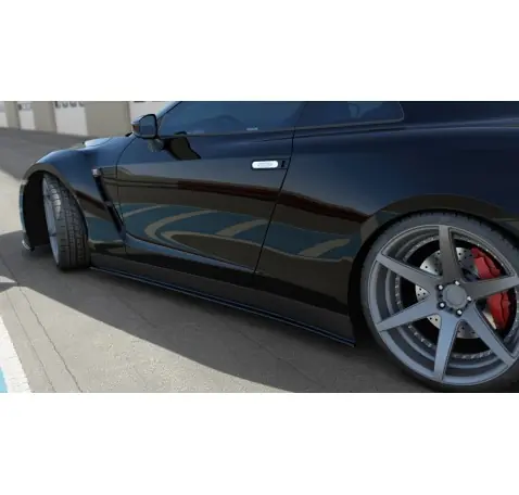 SET DES DIFFUSEUR DES BAS DE CAISSE NISSAN GT-R AVANT FACELIFT COUPE (R35-SERIES)
