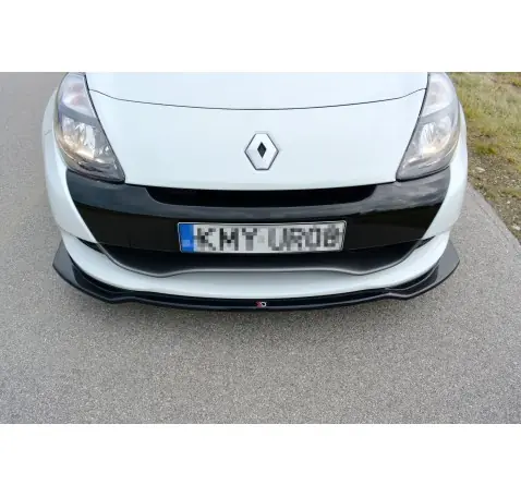 LAME DU PARE-CHOCS AVANT / SPLITTER V.1 RENAULT CLIO MK3 RS FACELIFT