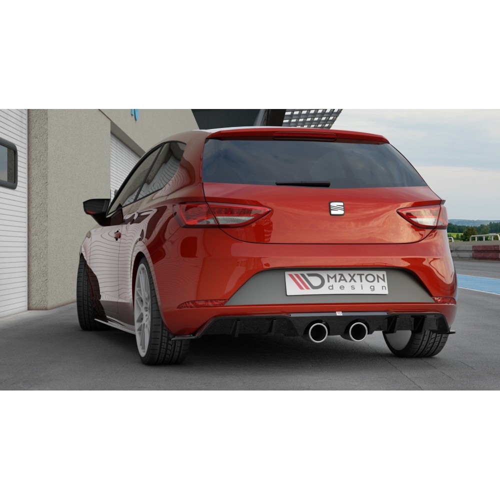 Rajout Du Pare-Chocs Arriere V.2 Seat Leon Cupra Hatchback Mk3 Facelift