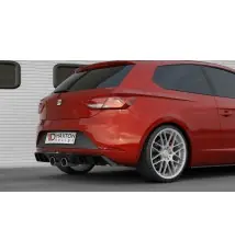Rajout Du Pare-Chocs Arriere V.2 Seat Leon Cupra Hatchback Mk3 Facelift