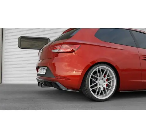 Rajout Du Pare-Chocs Arriere V.2 Seat Leon Cupra Hatchback Mk3 Facelift