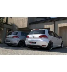 RAJOUT DU PARE-CHOCS ARRIÈRE VW GOLF VI AVEC 2 ECHAPPEMENT