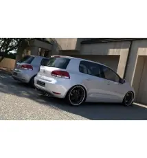 RAJOUT DU PARE-CHOCS ARRIÈRE VW GOLF VI AVEC 2 ECHAPPEMENT