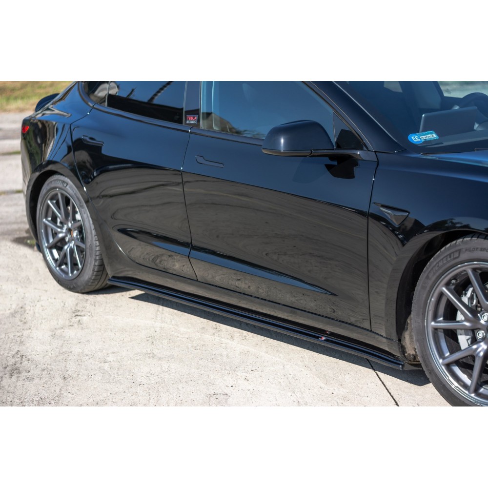 Set des diffuseur des bas de caisse Tesla Model 3 / Model 3 Performance Mk1 / Mk1 Facelift