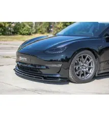 Lame du pare-chocs avant / Splitter V.2 Tesla Model 3