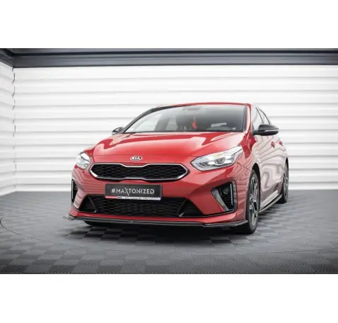 Lame du pare-chocs avant / Splitter V.2 Kia Ceed GT / GT-Line Mk3 / Proceed Mk1