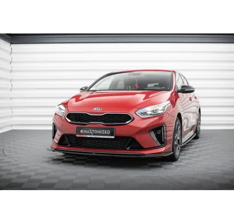 Lame du pare-chocs avant / Splitter V.1 Kia Ceed GT / GT-Line Mk3 / Proceed Mk1 Lame du pare-chocs avant / Splitter V.1 Kia Ceed GT / GT-Line Mk3 / Proceed Mk1
