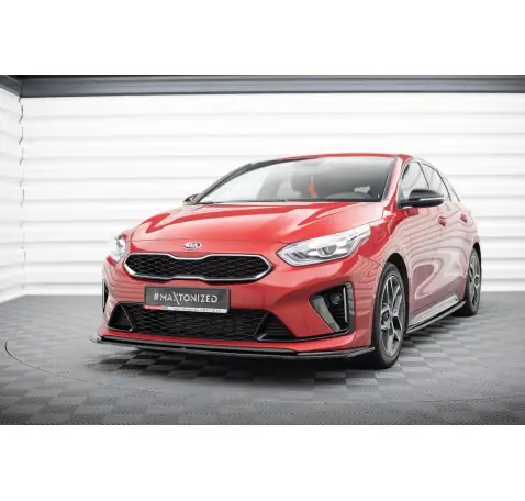 Lame du pare-chocs avant / Splitter V.3 Kia Ceed GT / GT-Line Mk3 / Proceed Mk1 Lame du pare-chocs avant / Splitter V.3 Kia Ceed GT / GT-Line Mk3 / Proceed Mk1