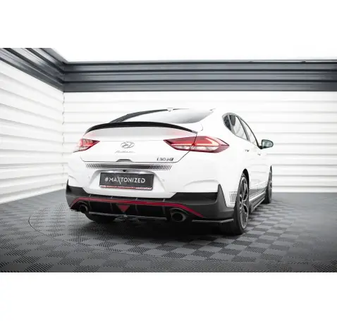 Arriere Splitter (avec une barre verticale) Hyundai I30 N Mk3 Fastback