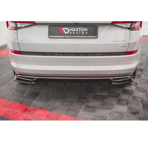 Rajout Du Pare-Chocs Arriere Skoda Kodiaq Sportline Mk1 / Mk1 Facelift