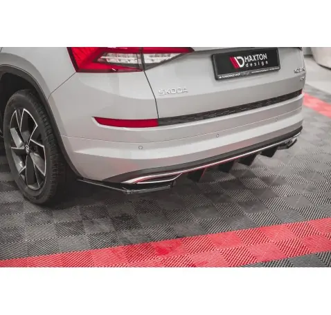 Rajout Du Pare-Chocs Arriere Skoda Kodiaq Sportline Mk1 / Mk1 Facelift