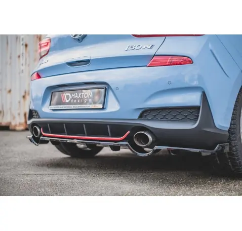 Arriere Splitter (avec une barre verticale) Hyundai I30 N Mk3 Hatchback