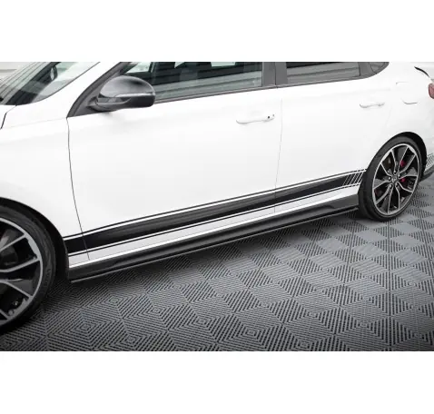 Street Pro Rajouts Des Bas De Caisse V.1 Hyundai I30 N / N-Line Hatchback / Fastback Mk3 / Mk3 Facelift