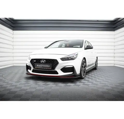 Street Pro Lame Du Pare-Chocs Avant + Flaps Hyundai I30 N Mk3 Hatchback / Fastback Street Pro Lame Du Pare-Chocs Avant + Flaps Hyundai I30 N Mk3 Hatchback / Fastback