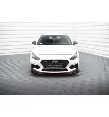 Street Pro Lame Du Pare-Chocs Avant + Flaps Hyundai I30 N Mk3 Hatchback / Fastback