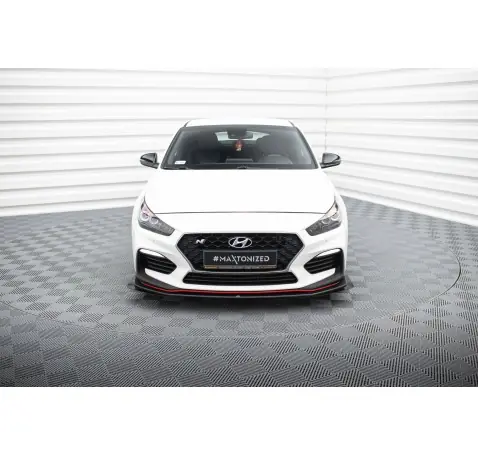 Street Pro Lame Du Pare-Chocs Avant + Flaps Hyundai I30 N Mk3 Hatchback / Fastback