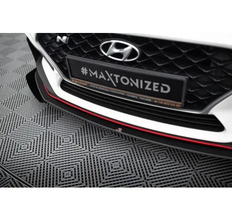 Street Pro Lame Du Pare-Chocs Avant + Flaps Hyundai I30 N Mk3 Hatchback / Fastback