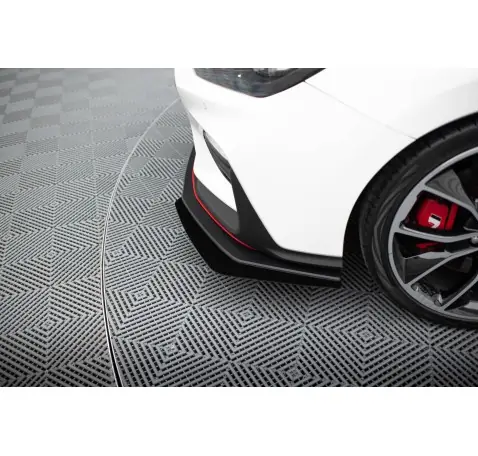 Street Pro Lame Du Pare-Chocs Avant + Flaps Hyundai I30 N Mk3 Hatchback / Fastback