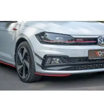 Ailes de pare-chocs avant (Canards) Volkswagen Polo GTI Mk6