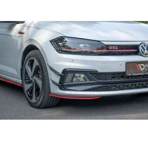 Ailes de pare-chocs avant (Canards) Volkswagen Polo GTI Mk6