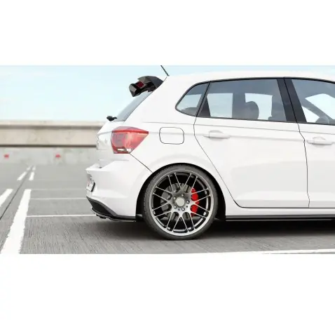 Arriere Splitter (avec une barre verticale) Volkswagen Polo GTI / R-line Mk6