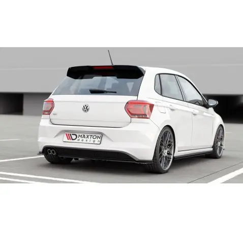 Arriere Splitter (avec une barre verticale) Volkswagen Polo GTI / R-line Mk6