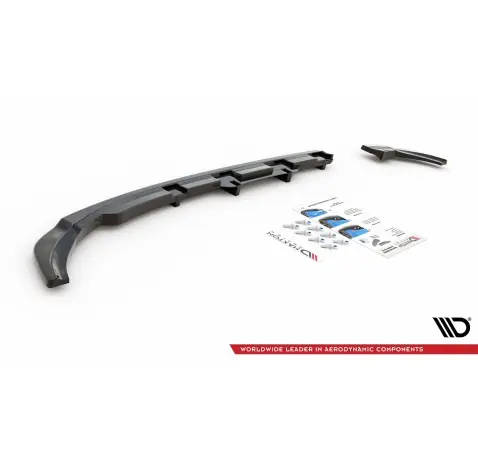 Arriere Splitter (avec une barre verticale) Volkswagen Polo GTI / R-line Mk6