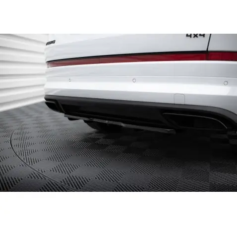 Arriere Splitter (avec une barre verticale) Skoda Kodiaq RS Mk1 / Mk1 Facelift