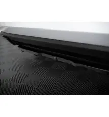 Arriere Splitter (avec une barre verticale) Skoda Kodiaq RS Mk1 / Mk1 Facelift