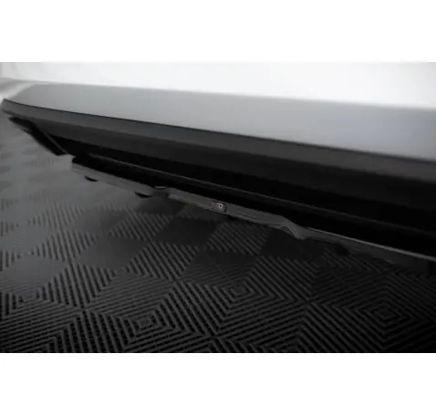 Arriere Splitter (avec une barre verticale) Skoda Kodiaq RS Mk1 / Mk1 Facelift