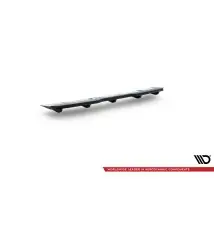 Arriere Splitter (avec une barre verticale) Skoda Kodiaq RS Mk1 / Mk1 Facelift