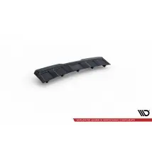 Arriere Splitter (avec une barre verticale) Skoda Kodiaq RS Mk1 / Mk1 Facelift