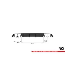 Diffuseur Arrière Complet V.3 Seat Leon Cupra ST Mk3 FL