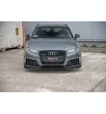 Street Pro Lame Du Pare-Chocs Avant + Flaps Audi RS3 8V Sportback