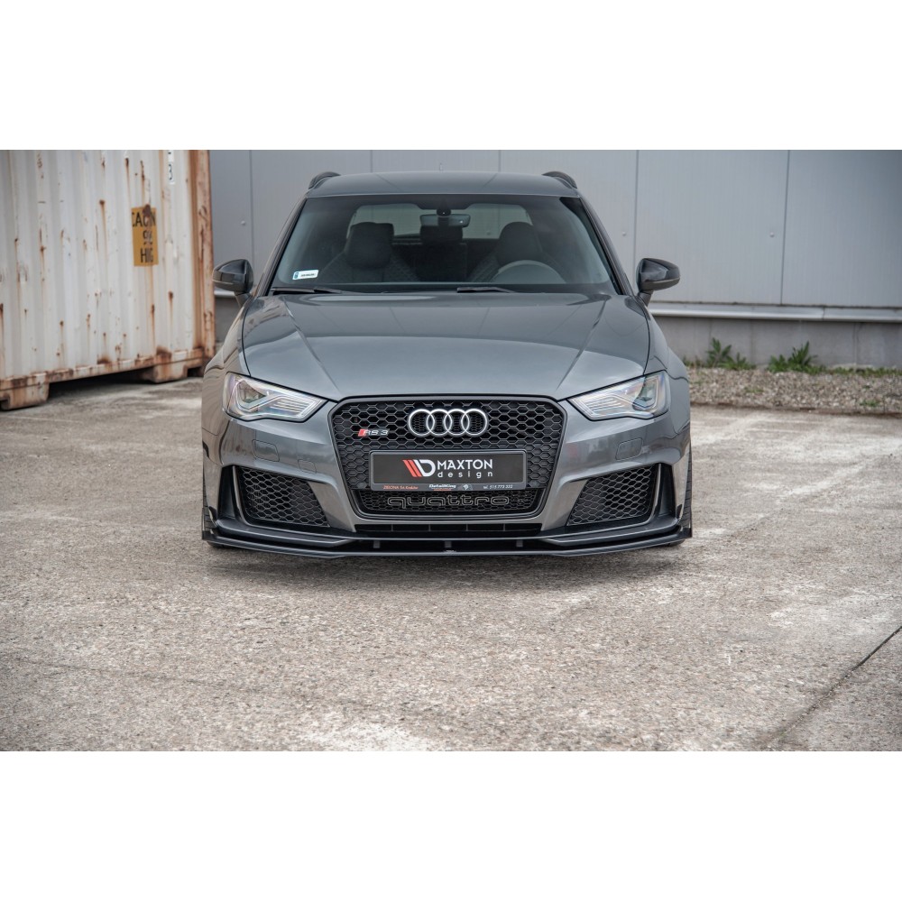 Street Pro Lame Du Pare-Chocs Avant + Flaps Audi RS3 8V Sportback