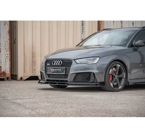 Street Pro Lame Du Pare-Chocs Avant + Flaps Audi RS3 8V Sportback