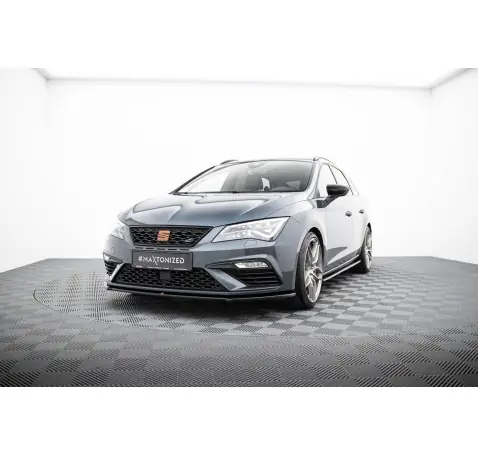 Lame Du Pare-Chocs Avant V.4 Seat Leon Cupra / FR Mk3 FL