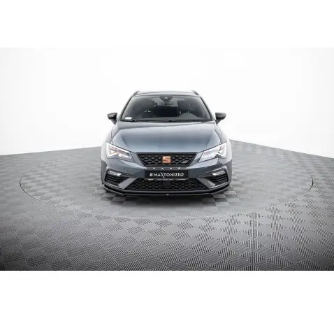 Lame Du Pare-Chocs Avant V.4 Seat Leon Cupra / FR Mk3 FL