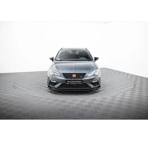 Lame Du Pare-Chocs Avant V.5 Seat Leon Cupra / FR Mk3 FL