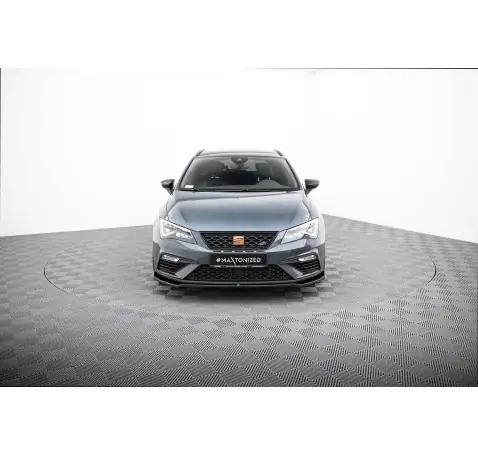 Lame Du Pare-Chocs Avant V.7 Seat Leon Cupra / FR Mk3 FL