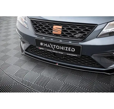 Lame Du Pare-Chocs Avant V.7 Seat Leon Cupra / FR Mk3 FL